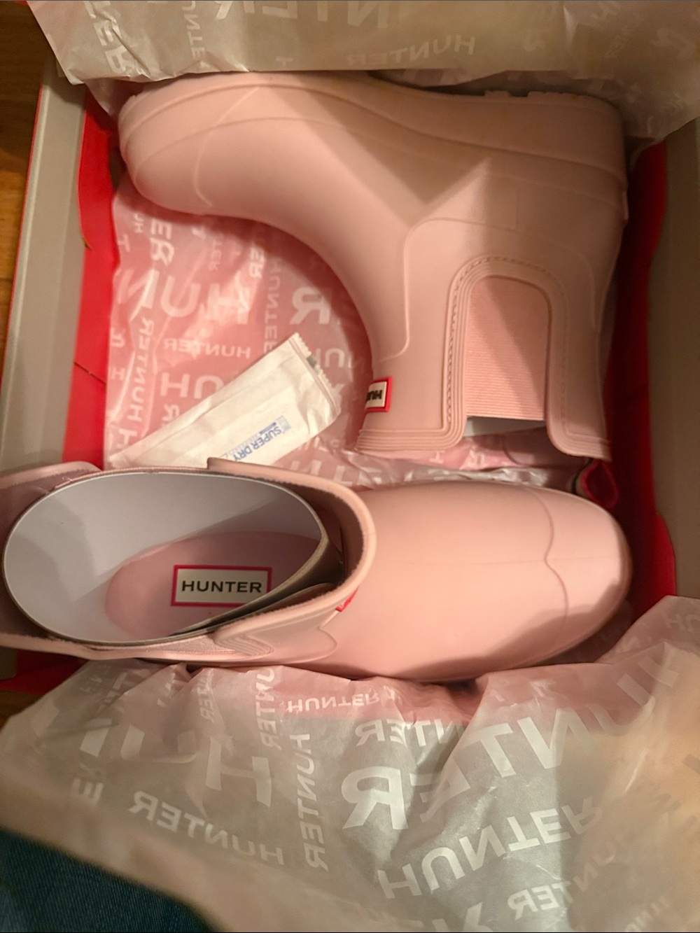 Hunter Tabitha Chelsea Rain Boots- Pink